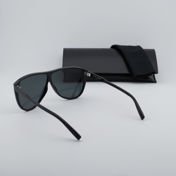 Saint Laurent SL731 GASPAR 002 Aviator Sunglasses - Black